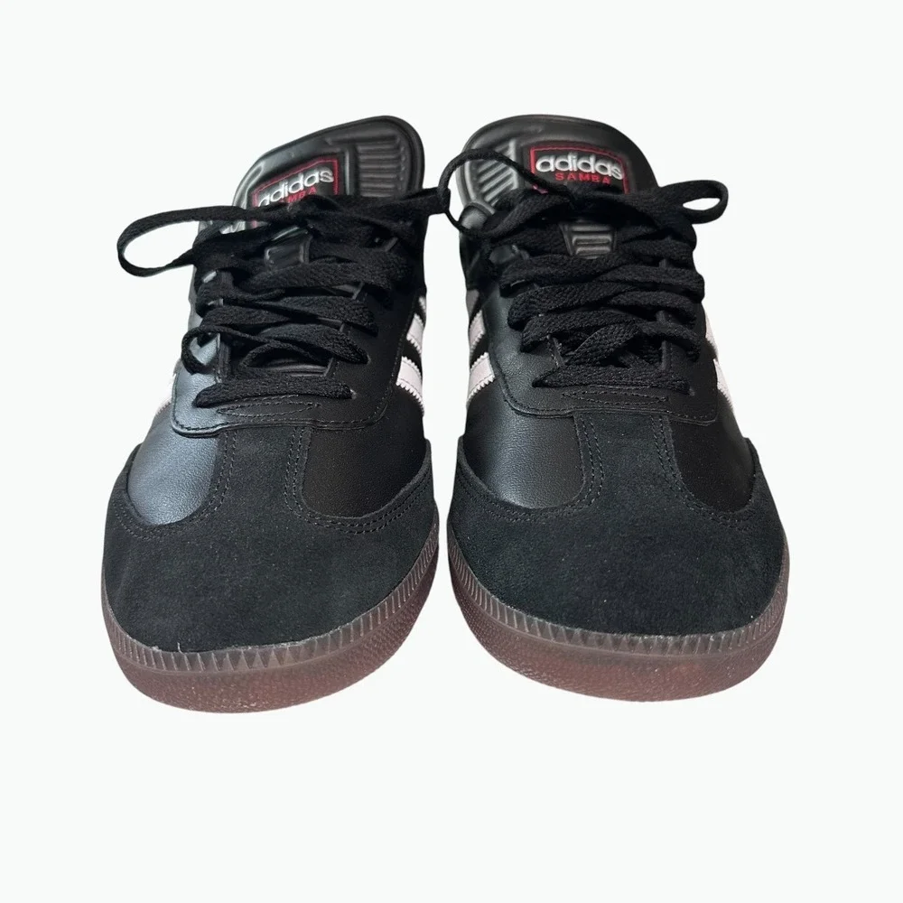 Adidas Samba Shoes Mens 11.5 Black White Gum Sole Indoor Soccer IH6000